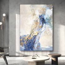 Starry Sky oil painting original pure hand-painted abstract living room decoration painting porch painting restaurant murals light luxury style custom hanging painting