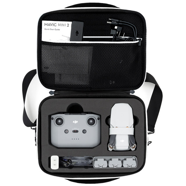 MAXCAM ເຫມາະສໍາລັບ DJI DJI Backpack MAVICAIR2SMINI2 Storage Bag Xiao Portable Safety Protection Box Accessories Hard Shell Shoulder Backpack Resistant to Pressure and Splash Water