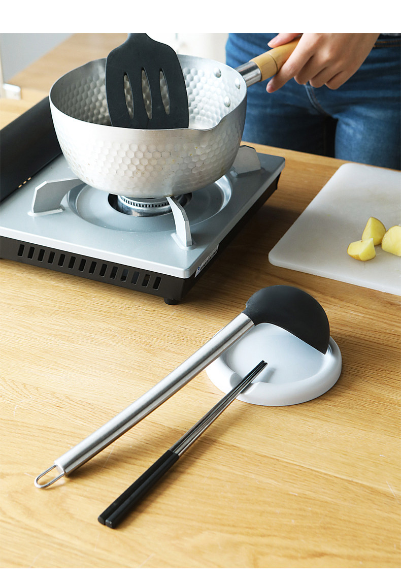 厨房收纳架锅铲架托汤勺垫筷子锅盖收纳家用多功能优质pp置物架