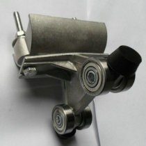 Kunshan car C- type slide rail pulley flat line small pulley Crane Flat line pulley car Row car