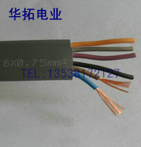 6 core 0 75 square automatic retractable door flat wire mobile door control wire GB wire and cable