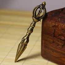 Tibetan Buddhist supplies Tantric instruments Nepalese handmade pure copper nine-strand Vajra vajra