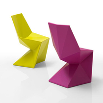 Xinyada glass steel chair creative leisure table and chair combination shopping mall hotel reception waiting chair backrest Diamond chair