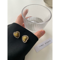 YOMOSTUDIO Metal fact-style caring section small crowddesign Feel button shirt open-shirt with decorative buckle