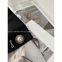 YOMOSTUDIO small fragrant retro style metal button jacket sweater coat FASHION Alphabet Decorative Buttons