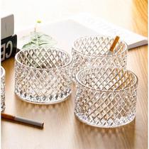 (Two sets)Creative diamond glass ashtray Hotel hotel home bedroom office ashtray