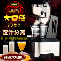 Commercial household slag juice separation juicer Stainless steel large diameter juice machine Multi-function soymilk fruit and vegetable meat grinder