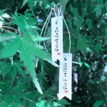 Half Moon package Gift paper diy material Korean tag label pendant Small fresh fun creative