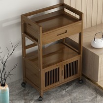 Corner Few Living Room New Chinese Home Tea Table Solid Wood Zen Office Brief Tea Table Combined Side A Few Tea Room Furniture