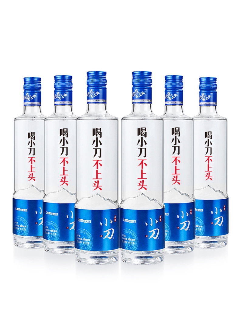 三井小刀酒送父亲光瓶38度原浆白酒浓香型礼盒装500ml*6瓶整箱