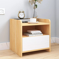 Modern minimalist bedside table drawer minimalist storage solid wood storage assembly multi-function customizable small apartment design