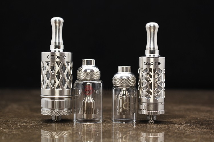 aspire正品鹦鹉螺雾化器mini鹦鹉螺大小骡子口感电子烟成品雾化器