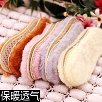 Childrens shoes in winter imitation wool mat female thickening male warm plus babys insole breathable sweat