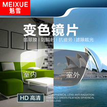 Anti-blue light 1 61 color changing Lens 1 56 lens myopia light and thin resin myopia lens anti-radiation lens