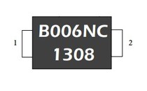 BS0060N-C silk screen printing B006NC discharge detonator TVS discharge tube original SMB package