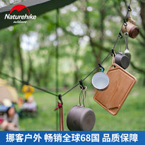 Naturehike Norway Clothesline Outdoor Camping Trips Outdoor hanging clothes Clothes Rope Fixed Buckle Hooks