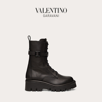 VALENTINO VALENTINO GARAVANI Lady Campsite Calfskin Martin Boots