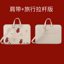 Laptop bag applicable Apple Lenovo Huawei 13 3 notebooks 14 inch Dell 15 6 inches Xiaomi HP Little new pro16 Inches Wind minimalist Handmade notebook bag