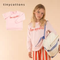 Tinycottons good appetites light pink childrens clothing male and female children baby baby casual treetop blouses