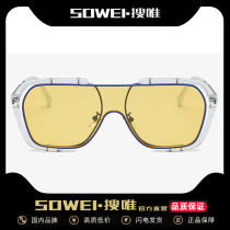 Trend partner William Chen sunglasses of the same style mens trend anti-UV sunglasses 2021 new eyes
