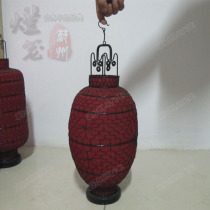 Classical Rugby Light Iron Wire Woven Large Red Lantern Crafts Imitation Ancient Fields Garden Celebration Chandelia