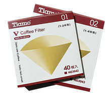 Coffee filter cup filter paper V60 filter paper American coffee machine Drip type hand punch hanging ear Coffee powder filter Fan