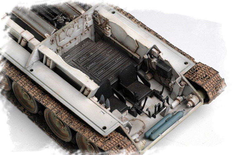 小号手84807拼装模型148苏t3485中型坦克全内构