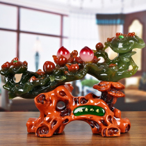 Jade Ruyi Shou peach crafts ornaments birthday birthday creative gifts for elders grandparents gifts
