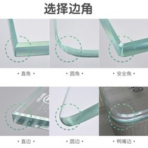 Tempered glass custom tempered glass desktop dining table glass countertop coffee table glass panel round rectangle custom