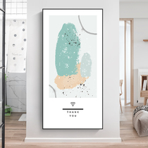 Modern and simple entrance corridor decorative painting geometric living room aisle background wall hanging painting fresh childrens room mural