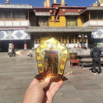 Tibet Zaki Temple J holding K light ten Phase free stickers Xuanmen closed living room safe and auspicious Z financial wall stickers