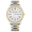 B-579 men's gold shell and white face gold steel strip