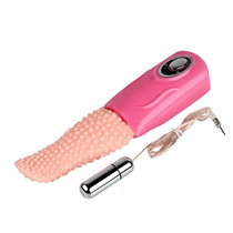 Electric tongue licking and sucking clitoral stimulation women with masturbation tool vibrator sucking adult sex products