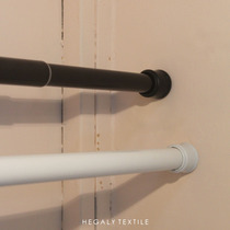 HEGALY) thickened telescopic rod strong strut spring punch-free curtain rod rental house does not hurt the wall