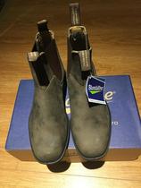 Australia Blundstone 1306 classic casual heat-resistant acid-resistant leather square-toe tooling boots short boots