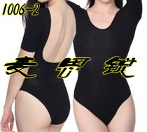 Short sleeve bodysuit Gymnastics Suit Gymnastics semi-body Wear Back Conjoined Corset Dancing Body Training Suit