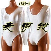 Long Sleeve Ballet Dancer Gymnast Bodysuit Dancing Body Suits for Private Custom