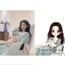 South Korean star Cheng Hui-cheng with the same style foam sleevy sleevy sleeves Fancy Dress Woman Summer Gentle Breeze with a long skirt