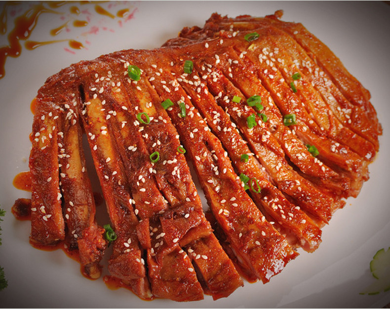 烤羊排内蒙古 草原特产食乐康烤羔羊排 礼盒 零食卤制熟食900g