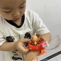 Shaking sound Net red same export Japanese cute little fat bread Superman watch remote control car charging car toy