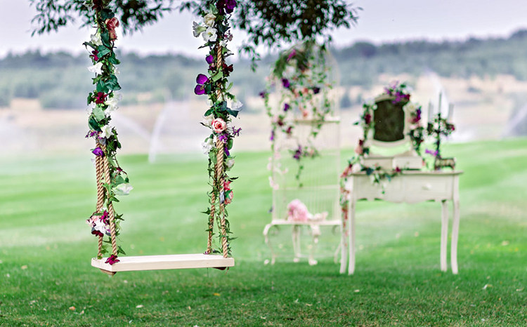 新款婚纱摄影拍照道具秋千 影楼外景主题摄影道具 木质秋千道具