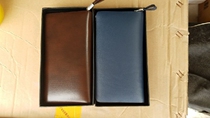Mens long wallet cowhide handbag Liaoning commemorative gift bag