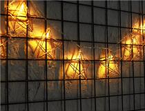 Nordic creative wrought iron led light with strip bedroom living room romantic room neon decoration long line Light Star Light