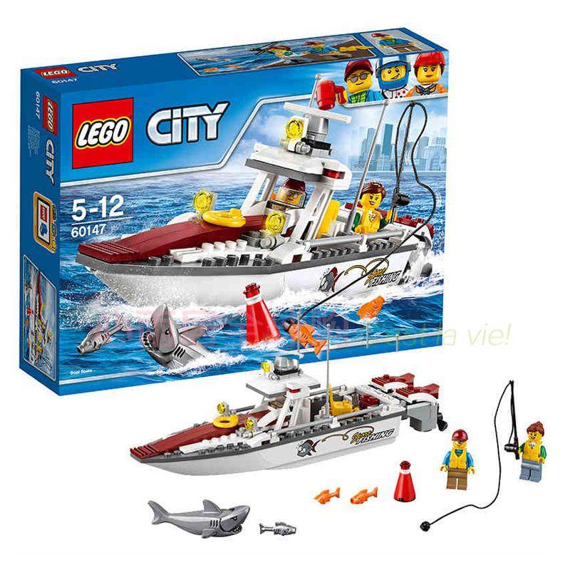 lego乐高 60147捕鱼快艇渔船 城市系列 儿童益智积木玩具礼物_7折现价