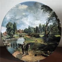 British Royal Doulton British painting series ferry Mill limited edition collection decoration plate