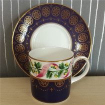 British Coalport wreath ribbon limited edition collection cup saucer set