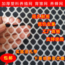 Thickened whole baled plastic grid breeding protection against cat Yukon bed breeding leakage manure net balcony Beekeeper Beekeeping