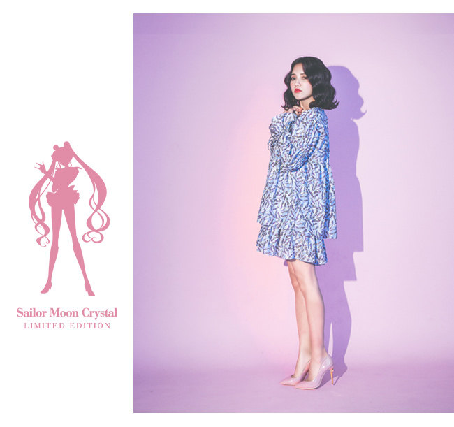 grace gift-美少女战士变身器漆皮细高跟鞋 粉
