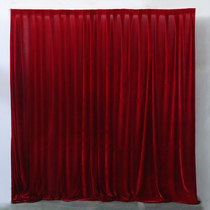 Wedding cloth mantle thickened gold velvet background gauze wedding veil wedding cloth mantle stage background hotel stage cloth