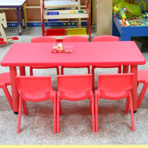 Kindergarten tables and chairs Plastic Kindergarten special tables and chairs Childrens desks and chairs Baby tables thickened plastic tables